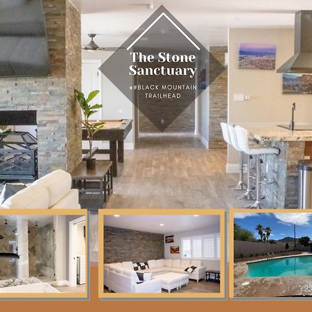 Lux Private Home - Pool, Billiards, 8 Smart Tvs, Board Games, Cotton Bedding - The Stone Sanctuary At Mccullough Hills Trailhead Las Vegas Exterior foto